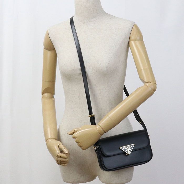 Prada 1bd339 ASK F0002 Shoulder Bag Leather Women