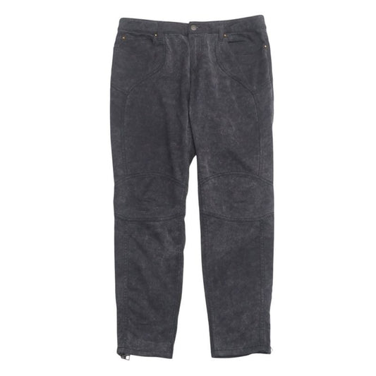 Louis Vuitton Cropped Pants Size 42 Tapered Emblem Patch Aged Finish