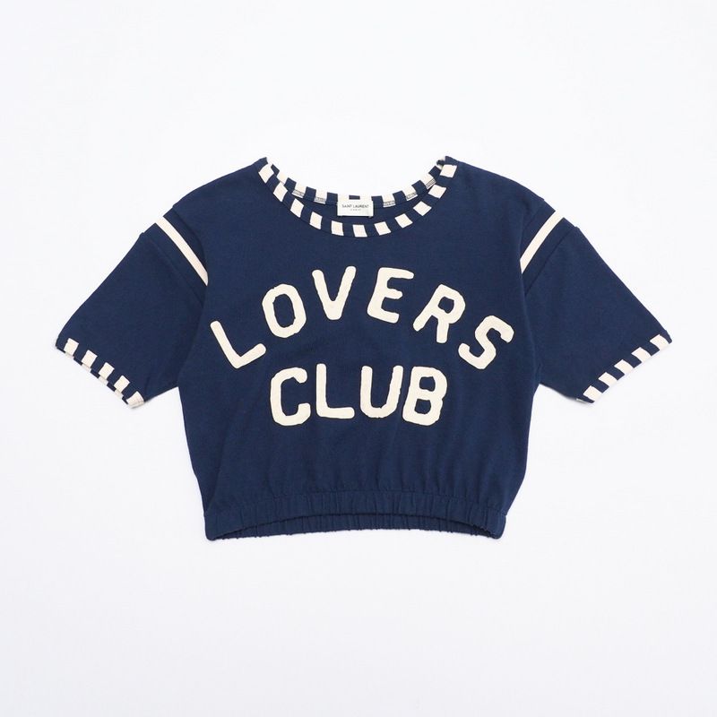 Saint Laurent Paris Cut And Sewn Size XS 155 80Y Lovers CLUB Short Cropped