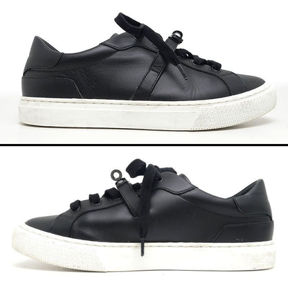 Hermes Day Low Cut Sneakers 38 Leather Black