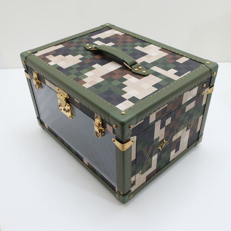 Louis Vuitton Shoe Box M10295 Pharrell Williams Green Damier Leather