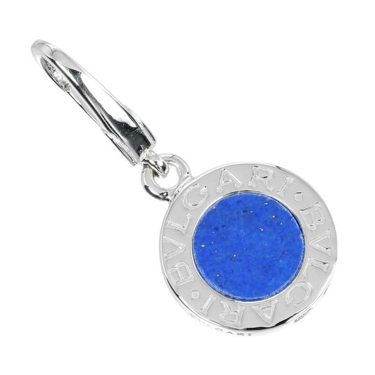 Bvlgari Bulgari 18kwhite Gold × Lapis Lazuli Ladies 3.5g Pendant Top