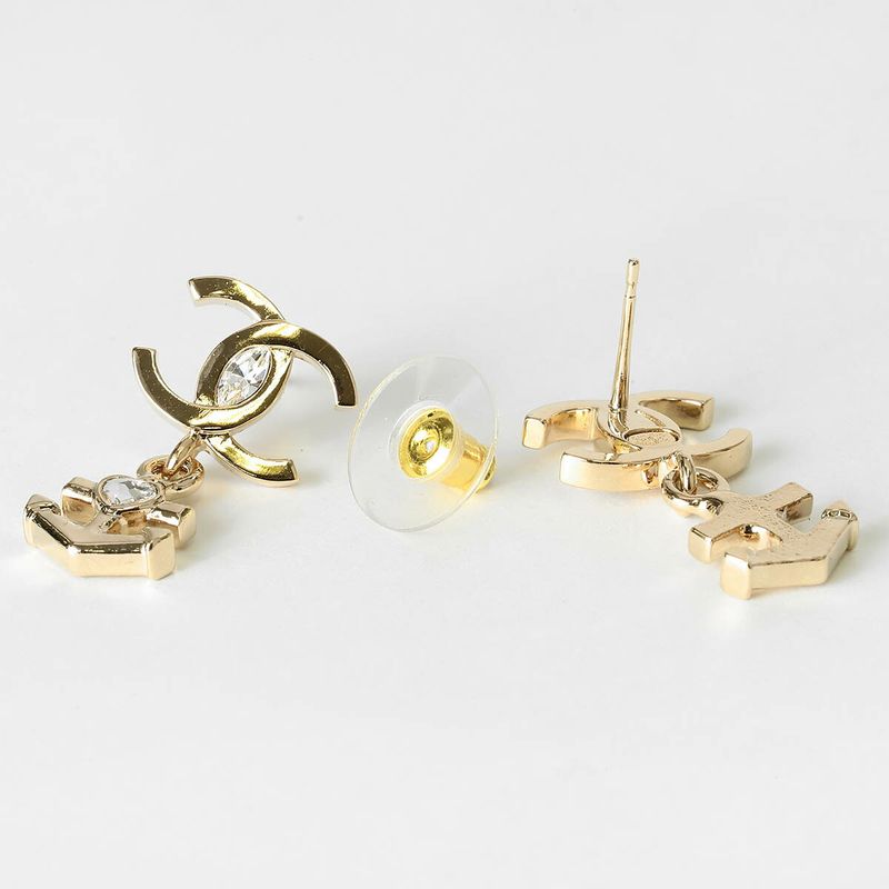 Chanel Earrings Anchor HOOP Gold