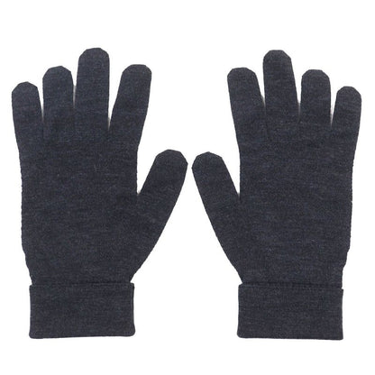 Louis Vuitton M70008 Damier Graphite Damier Gompti Wool Knit Gloves Grey Blue