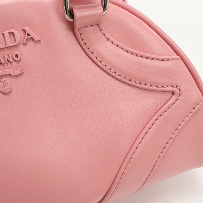 Prada 2WAY Bow Ring Bag 1bb071 Boston Bag Leather Women