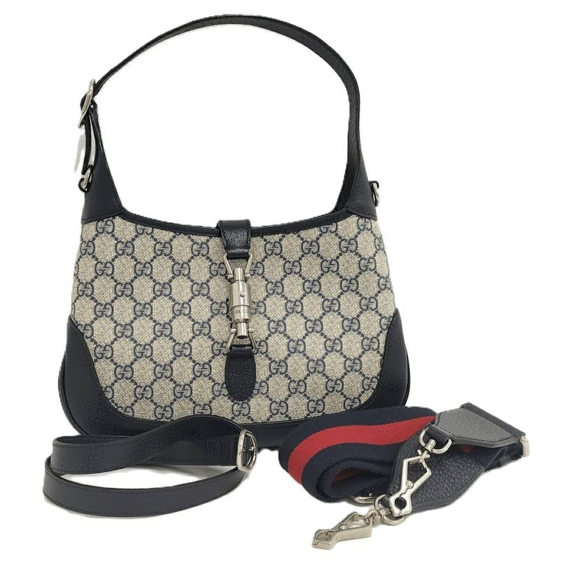 Gucci Jackie 1961 2-Way Handbag GG Supreme PVC Leather