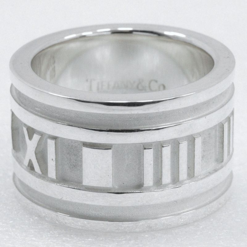 Tiffany & Co Atlas Wide Silver 925 Size 8 Ladies' 11.0g Ring