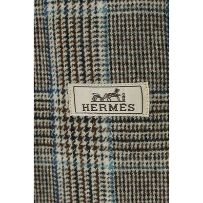 Hermes 24 AW Check Chester Coat 44 — view 3