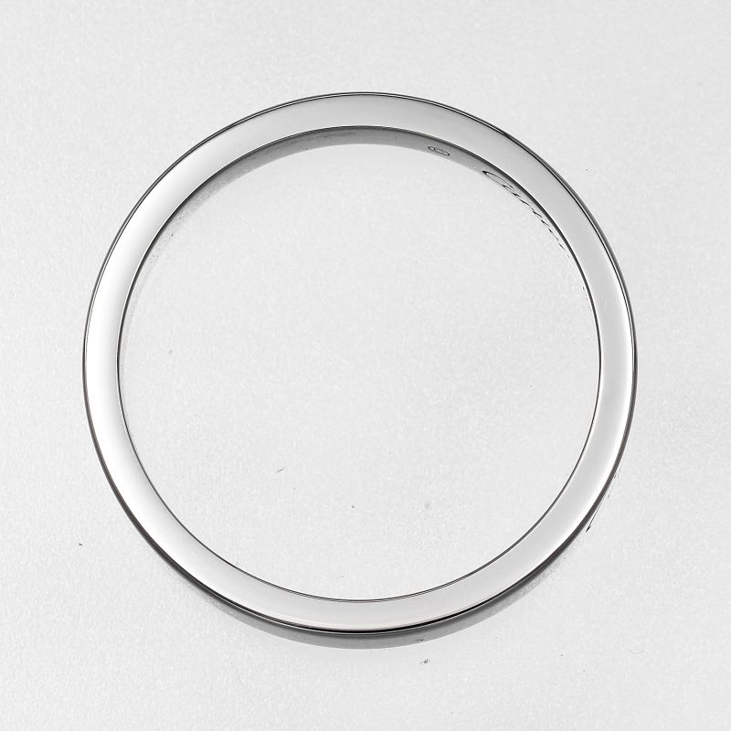 Cartier C De Cartier Engraved Pt950platinum 13.5 Ladies 5.3g Ring