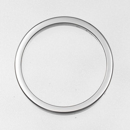 Cartier C De Cartier Engraved Pt950platinum 13.5 Ladies 5.3g Ring