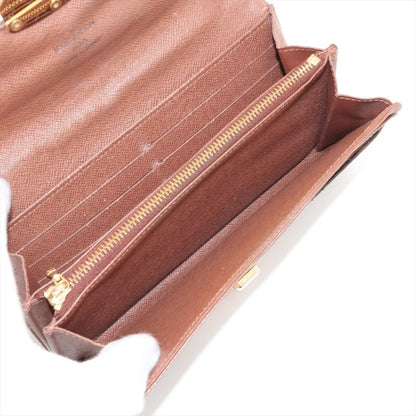 Louis Vuitton Portefeuille Sarah Monogram Etoile Long Wallet Long M66556 Brown