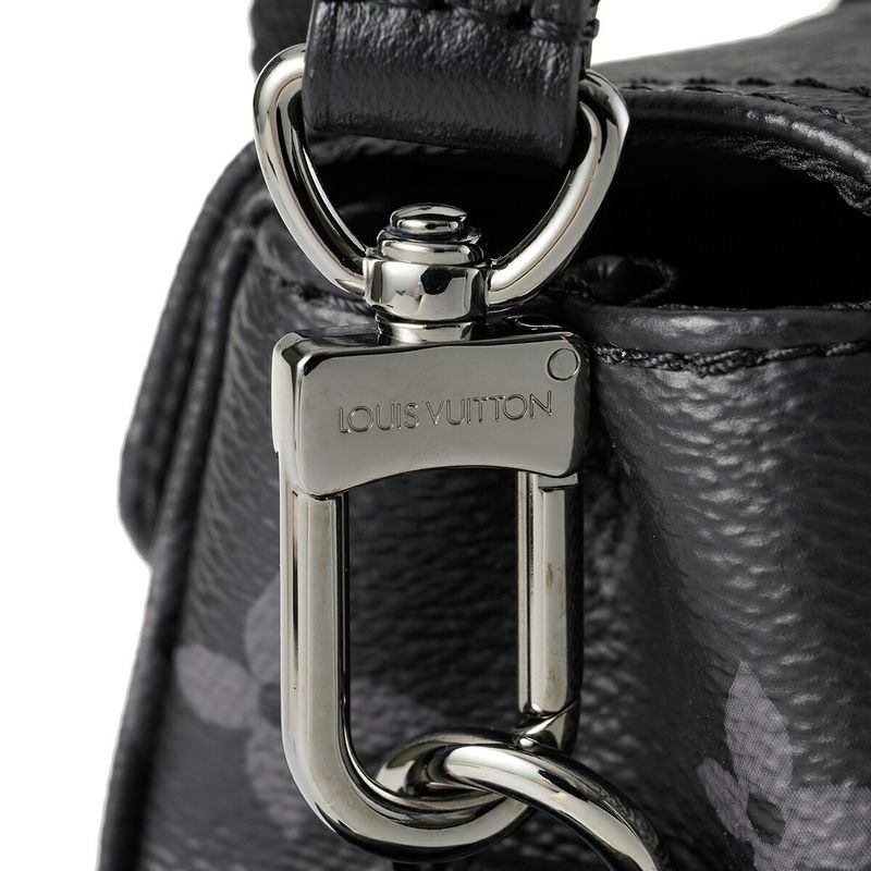 Louis Vuitton Shoulder Bag Nano Christopher Black/gray