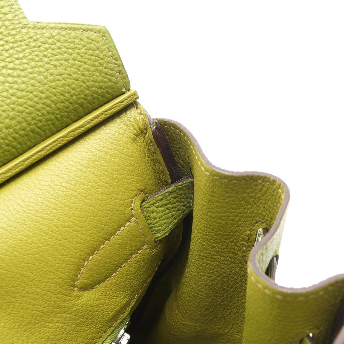 Hermes Handbag Birkin 30 Anise Green Leather — view 11