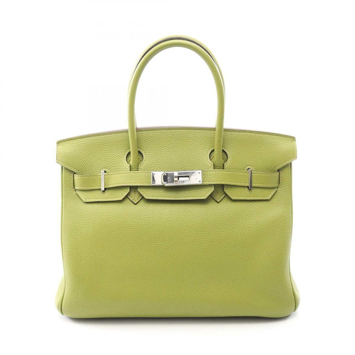 Hermes Handbag Birkin 30 Anise Green Leather