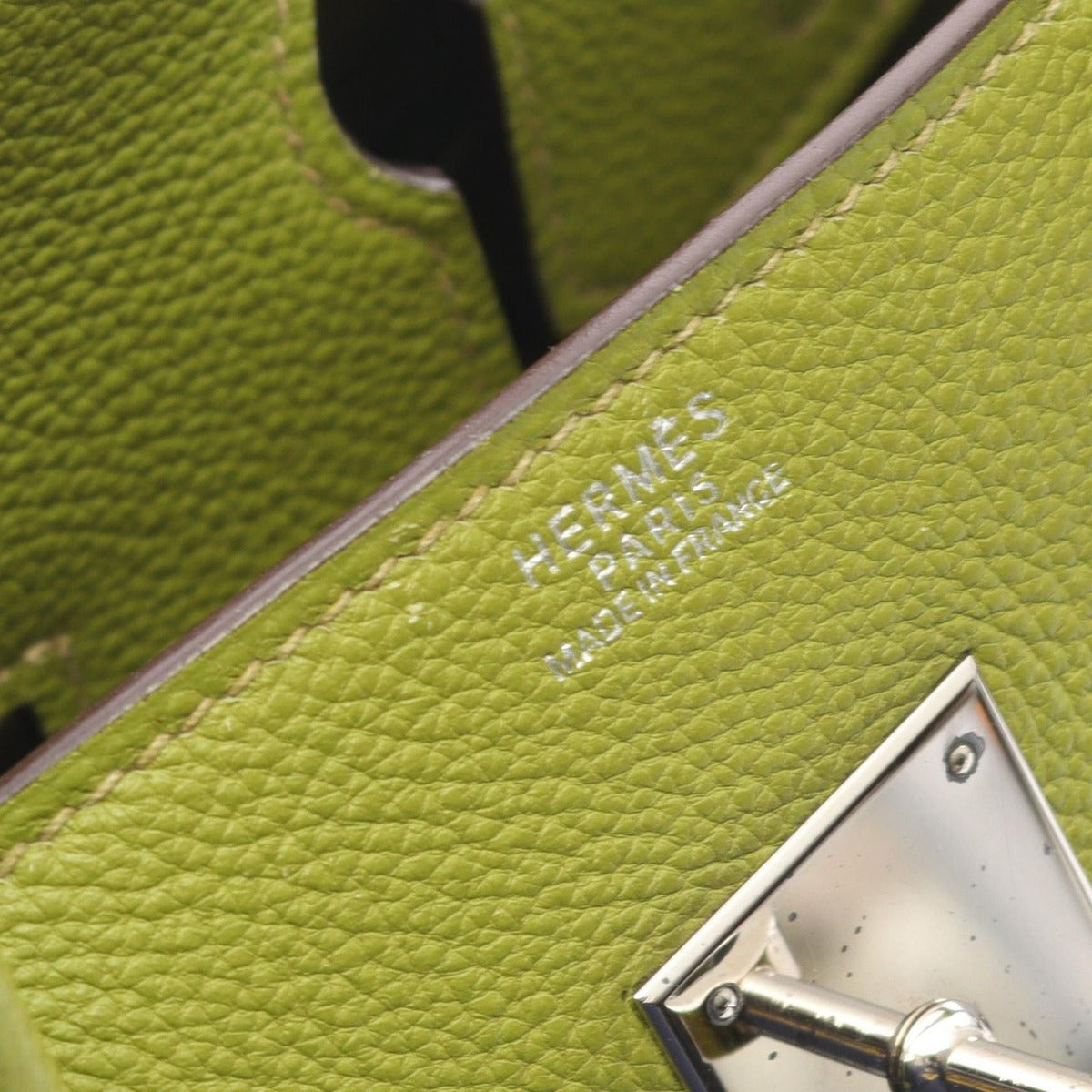 Hermes Handbag Birkin 30 Anise Green Leather — view 4