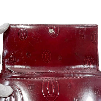 Cartier Folding Long Wallet Bordeaux Happy Birthday L3000722