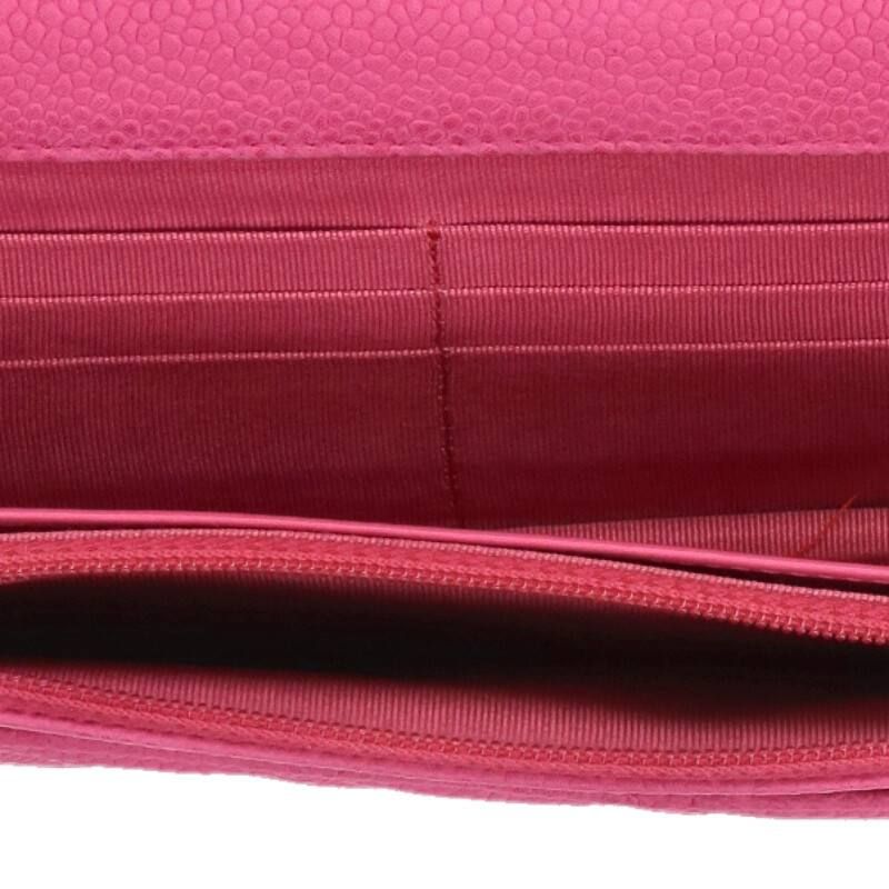 Chanel Matelasse Caviar Skin Chain Wallet Women