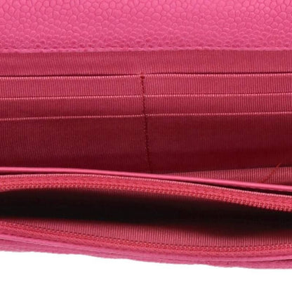 Chanel Matelasse Caviar Skin Chain Wallet Women