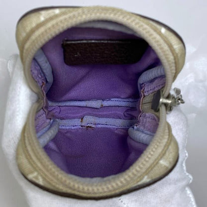 Bulgari Pouch Beige Brown Logomania 26545 Small Bag