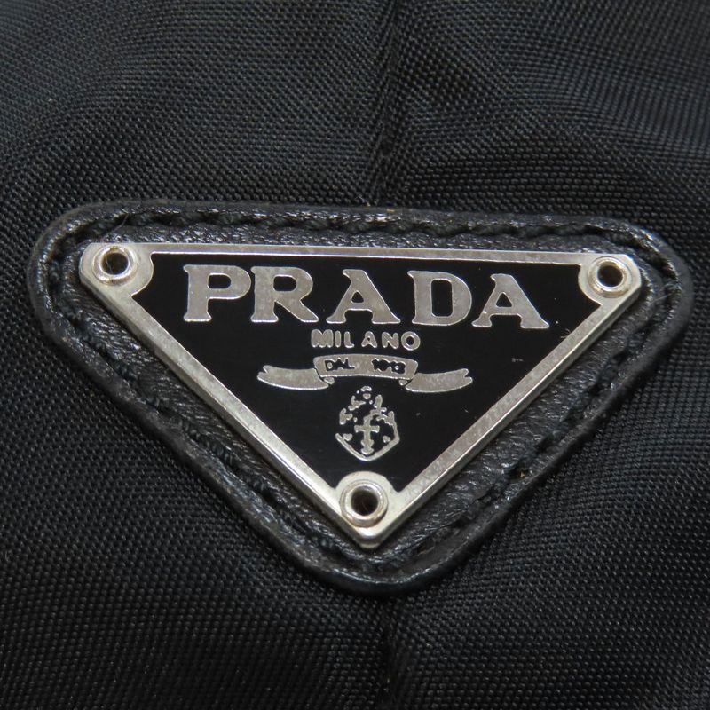 Prada Logo Hardware Backpack Daypack Nylon Women