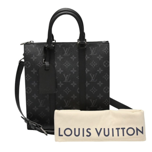 Louis Vuitton Monogram Eclipse Shoulder Bag Sac Plat Cross Tote