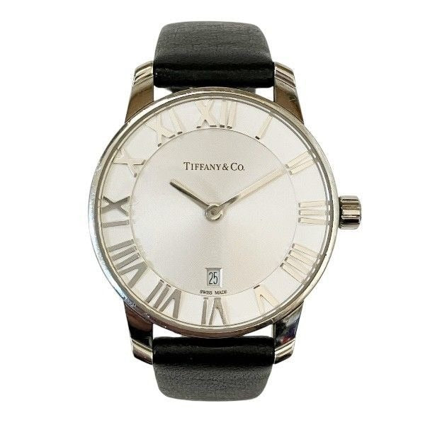 Tiffany & Co Atlas 2 Hand Quartz Watch Silver-dial