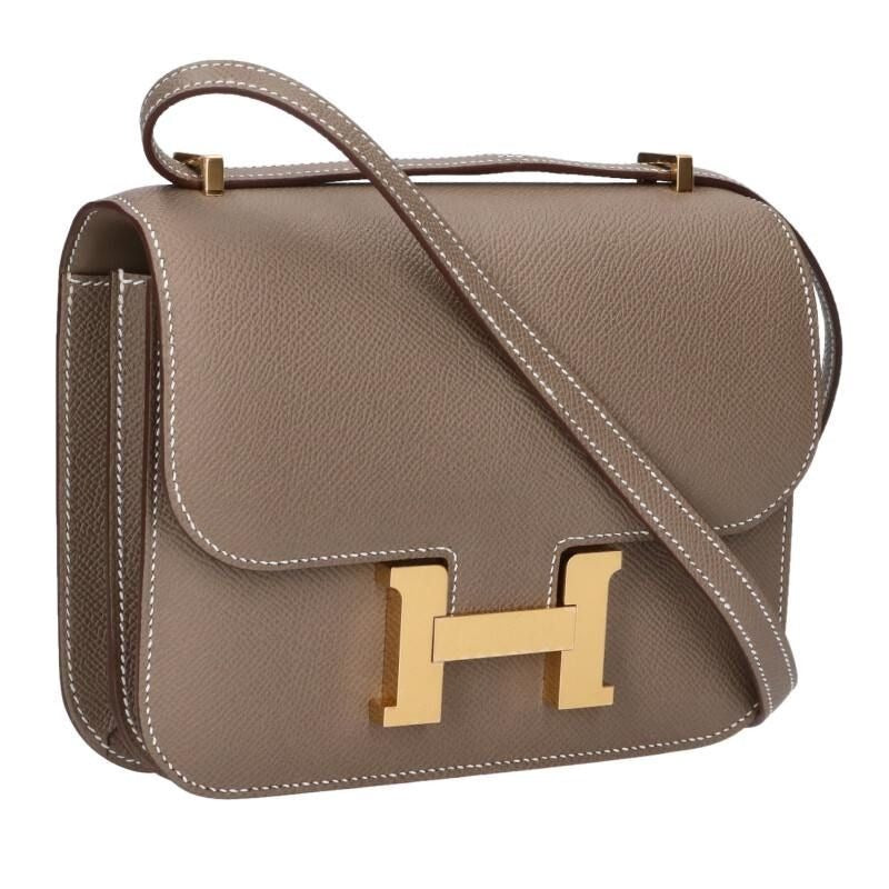 Hermes Constance Mini Epsom Etoupe Shoulder Bag