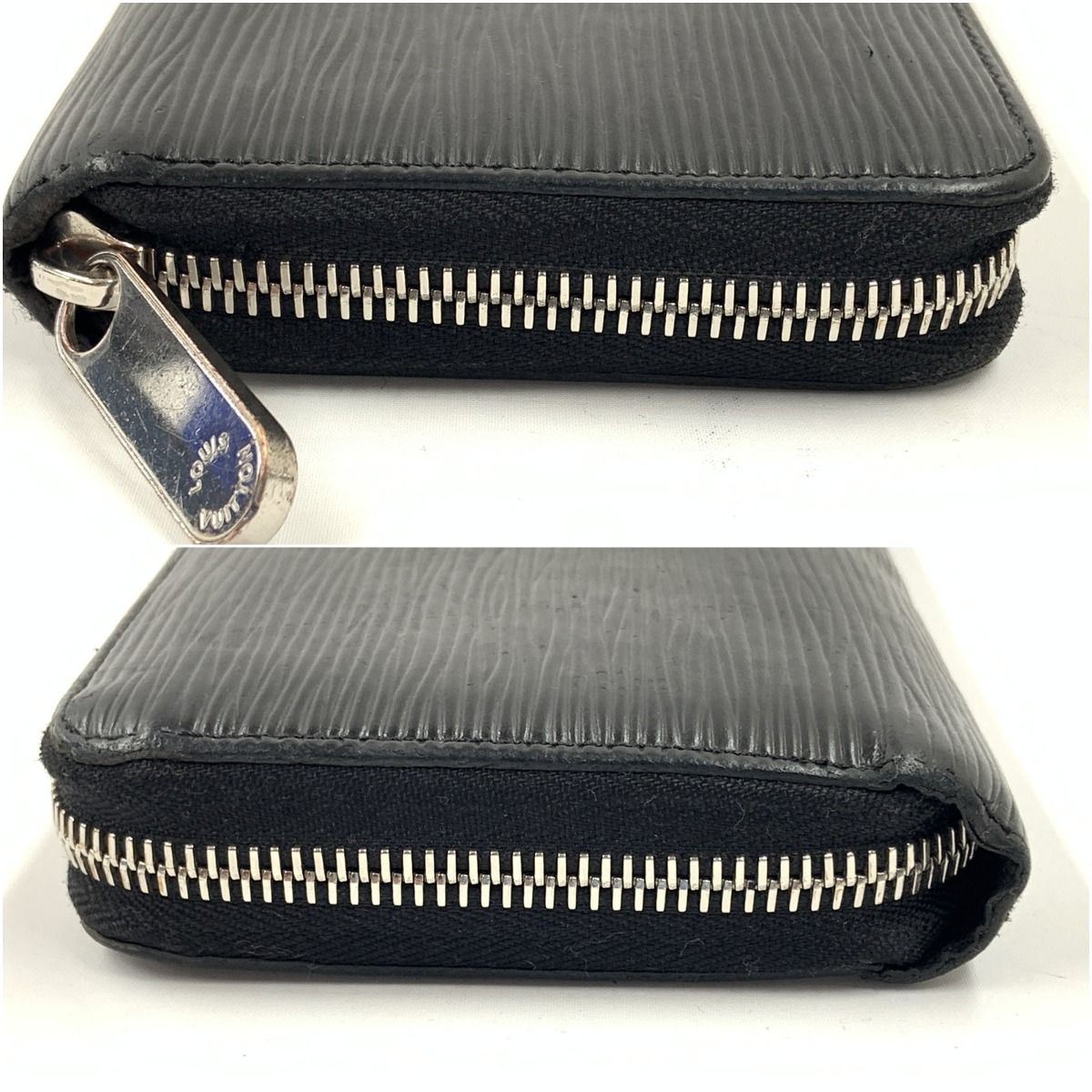 Louis Vuitton Epi Zippy Wallet Round Zipper Long Wallet M61857 Black