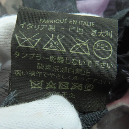 Louis Vuitton Cashmere Silk Logo Animal Border Pattern Large Shawl 182 — view 10