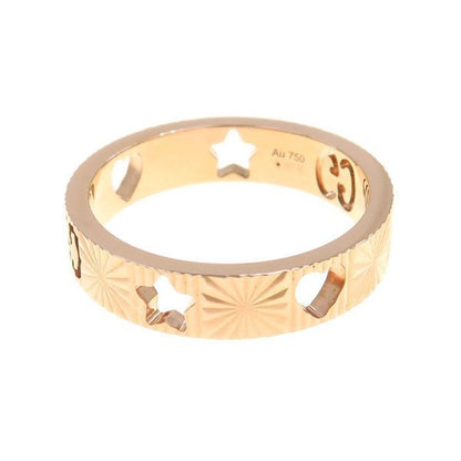 Gucci Iconic Ring / Heart & Star #9 (size Approx 85 Approx) [none Fee Gift
