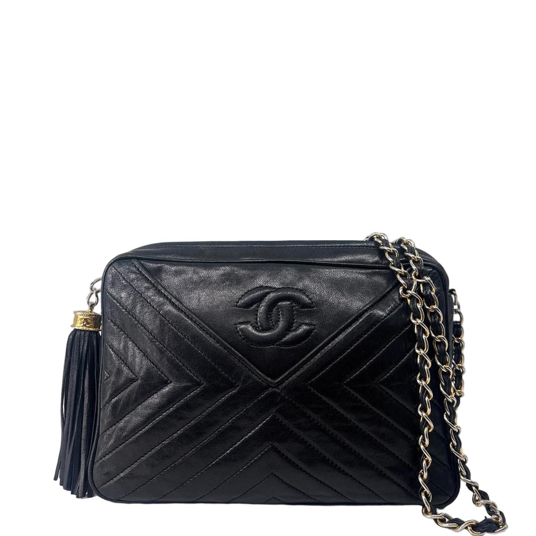 Chanel Quilted Shoulder Bag Black