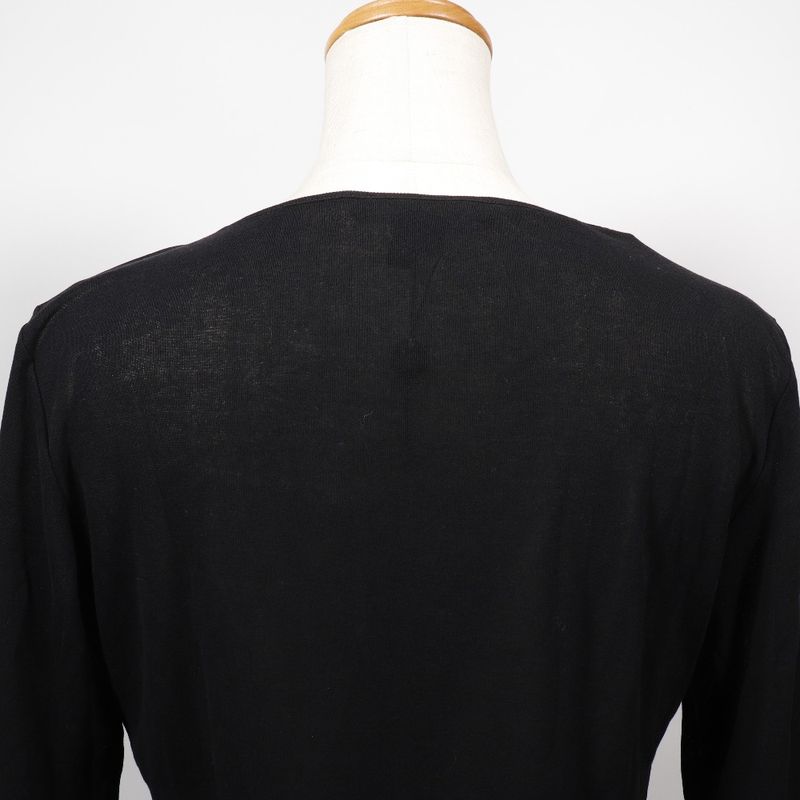 Gucci Ribbon Cotton Black Women's Cut And Sewn