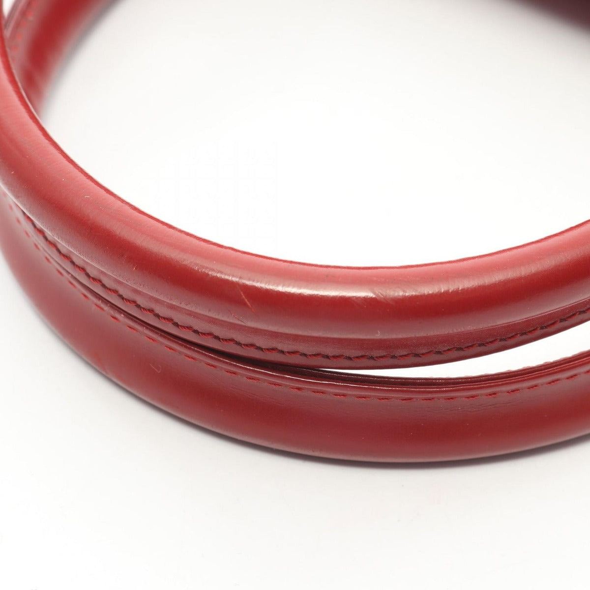Saint Laurent Yves Handbag Red Leather — view 10