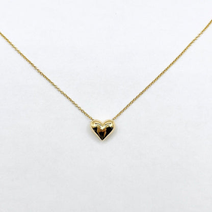 Tiffany & Co Pinched Heart Yellow Gold Necklace 41 cm — view 9