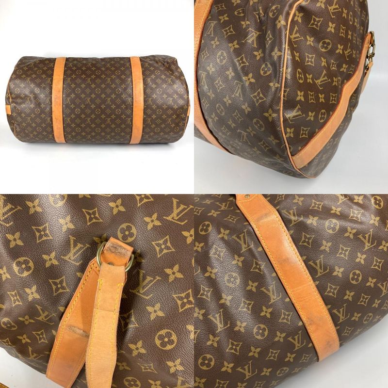 Louis Vuitton Boston Bag Sac Porochon M41220 Monogram Canvas Brown