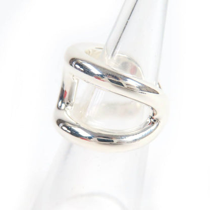 Hermes Osmoz GM Ring Ag925 Ring Silver 50 Size Approx Size 10 With Box Made In