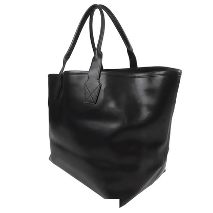 Balenciaga Jumbo Large Tote Bag Black Leather BB Icon Logo — view 2