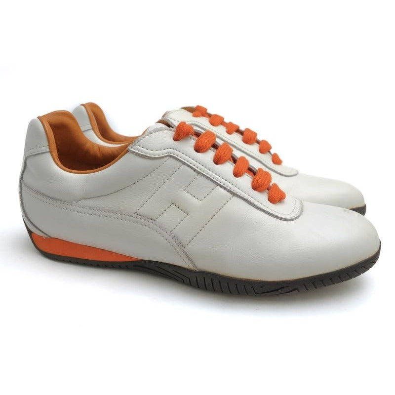 Hermes Shoes Sneakers Low Cut Women Leather White Quick — view 2