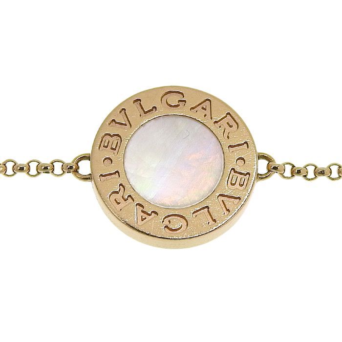 Bvlgari Mother Of Pearl Bracelet 350550 18K Pink Gold 750 Pink Gold Mother Of