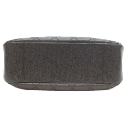 Chanel A20993 No 7 Black Caviar Skin Ghardware One Shoulder Bag Handbag Black