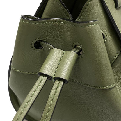 Loewe Handbag Hammock Drawstring Ring Bag Mini Khaki Drawstring Shape