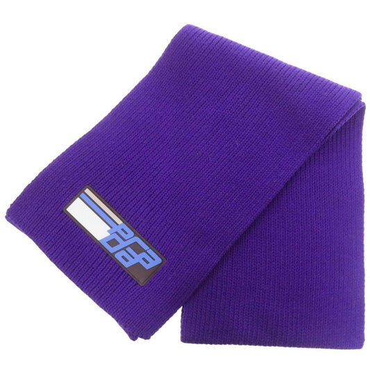 Prada 27380 S182 Wool Purple Muffler 1113 Scarf