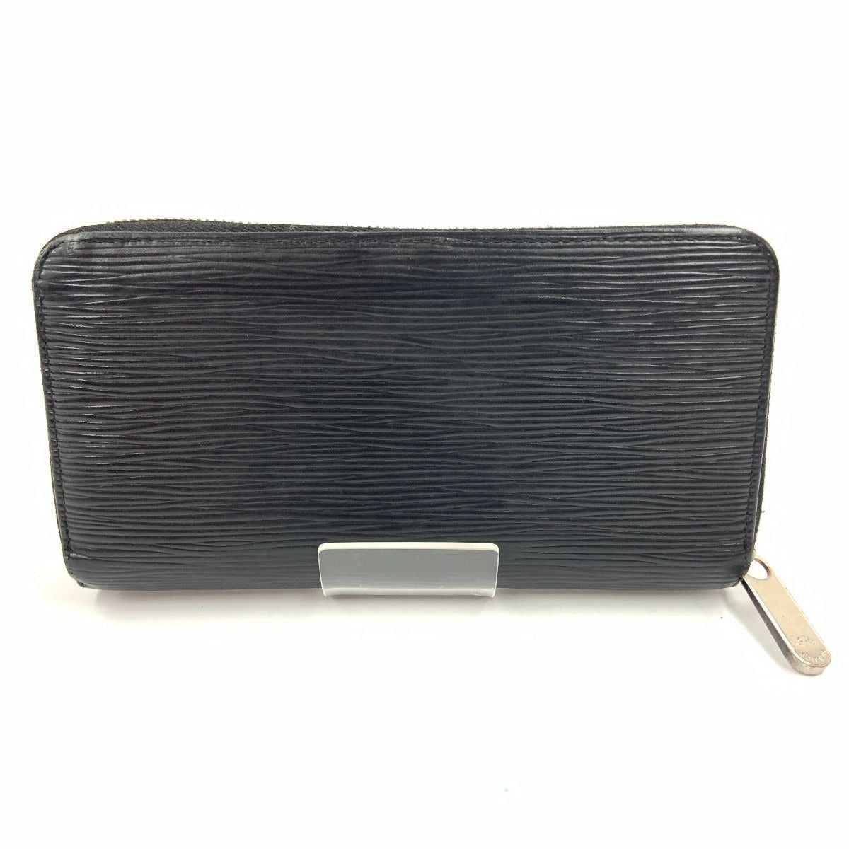 Louis Vuitton Epi Zippy Wallet Round Zipper Long Black