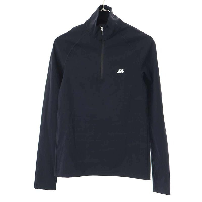 Balenciaga 24 AW Activewear Fitted Zip Up Jacket 4 E2 B9 Black