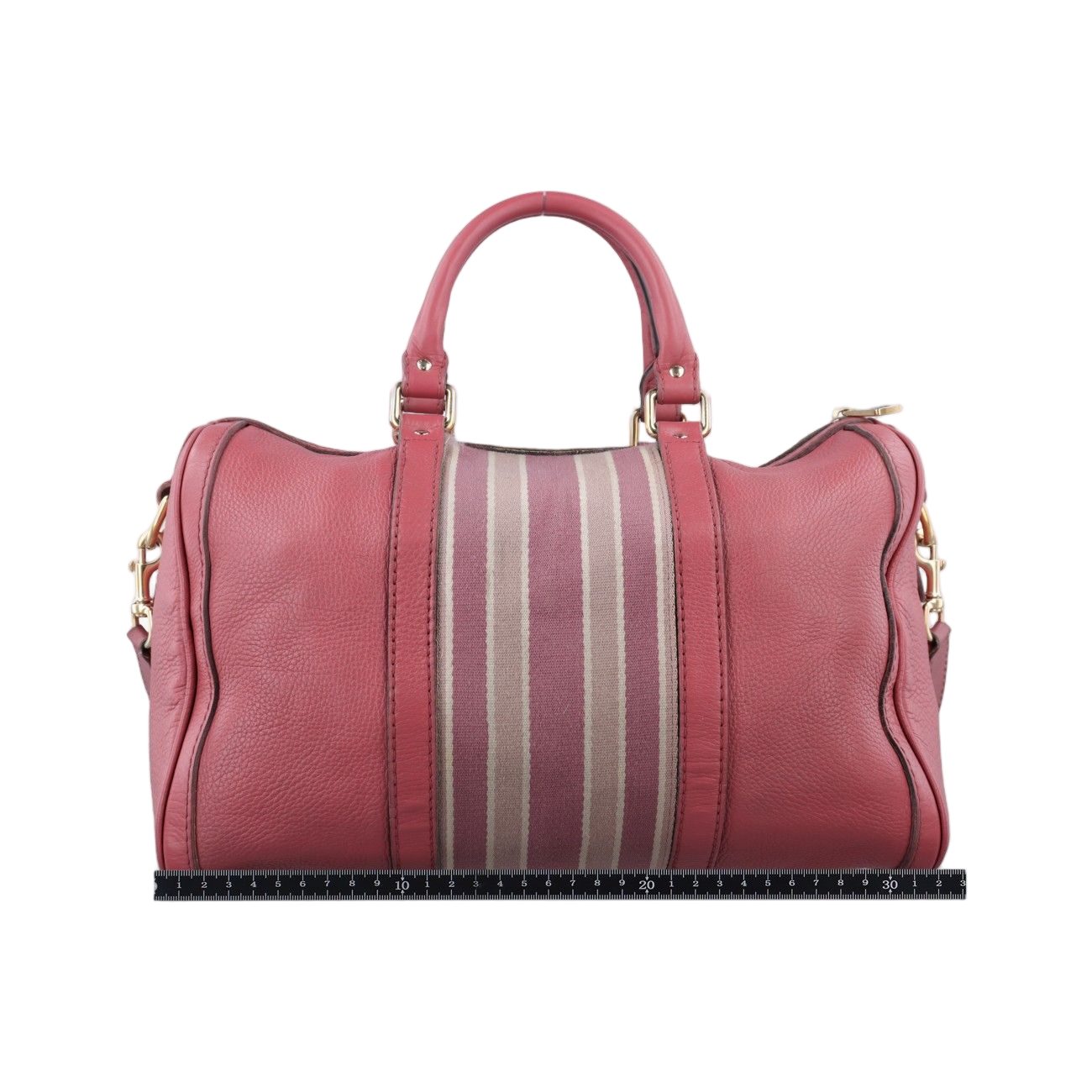 Gucci Sherry Line Pink Multicolor Leather Messenger Bag — view 2