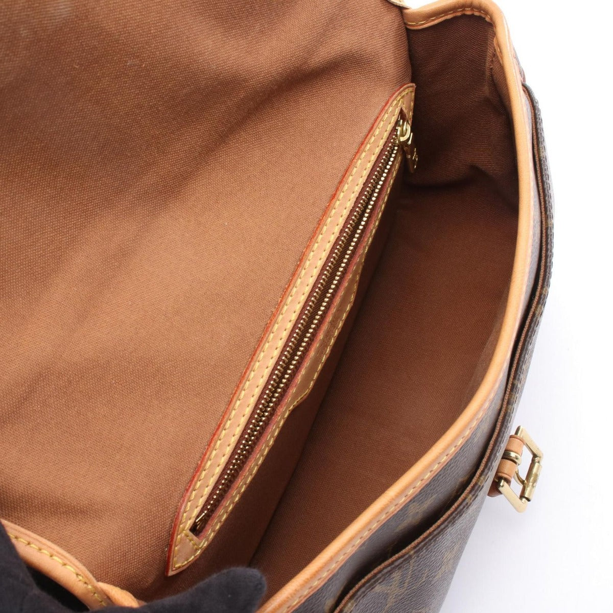 Louis Vuitton Shoulder Bag Sologne Canvas Leather — view 3