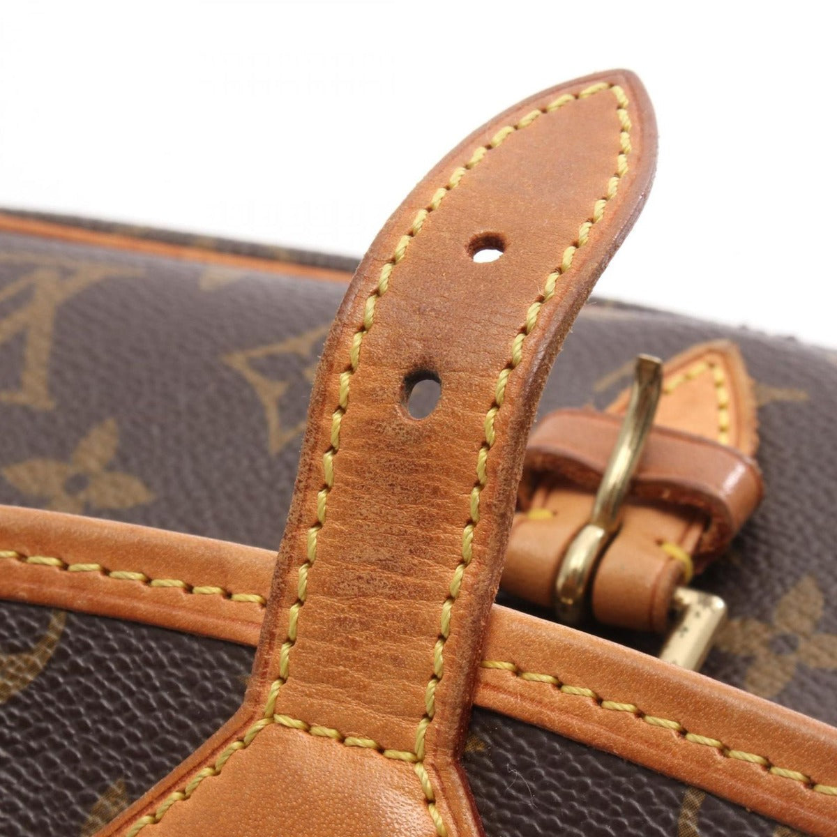Louis Vuitton Shoulder Bag Sologne Canvas Leather — view 7