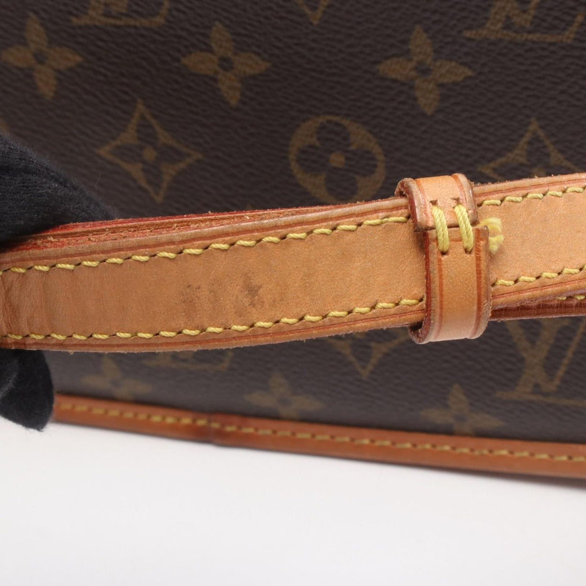 Louis Vuitton Shoulder Bag Sologne Canvas Leather — view 10