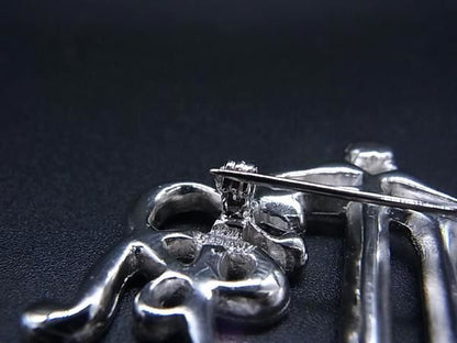 Christian Dior Christian Dior Rhinestone Pin Brooch Pin Badge