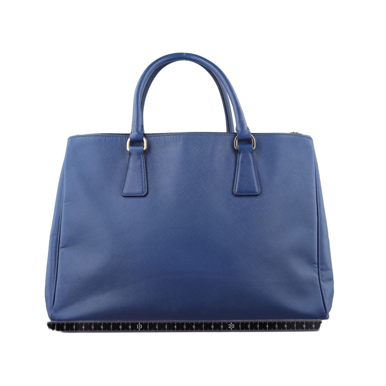 Prada Galleria Blue Saffiano Leather 113 12 Messenger Bag — view 2